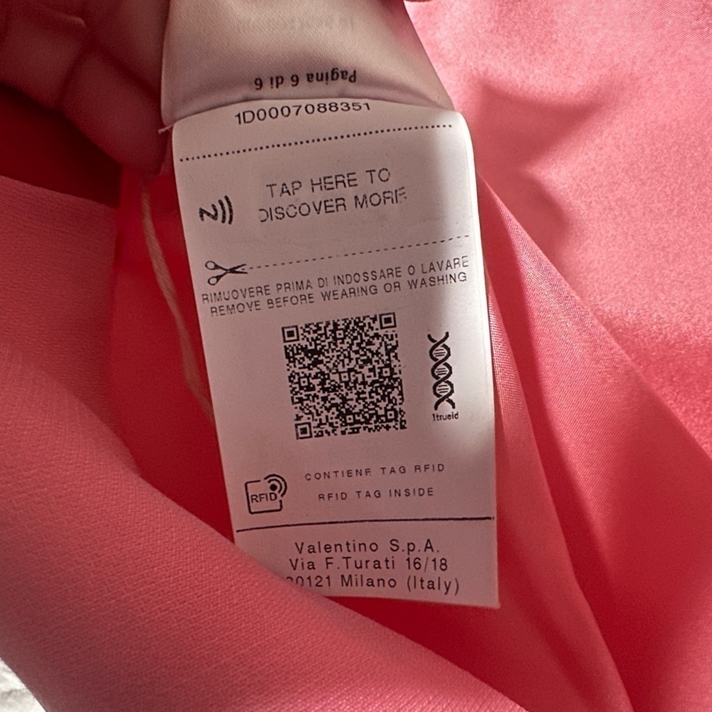 Valentino Colorblock Crepe Couture Minidress Size 36 - Picture 14 of 15